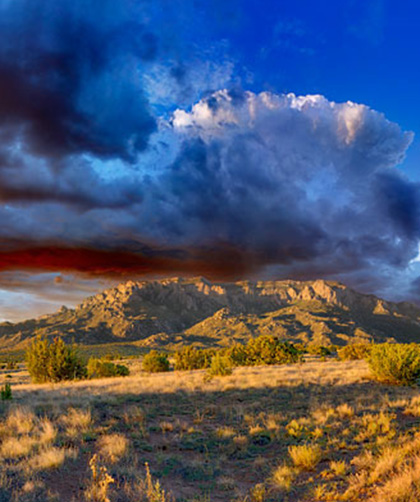 Sandia Mountains Photo by Bill Tondreau